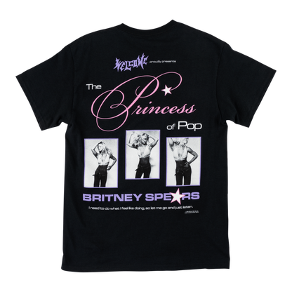 Welcome x Britney Spears Princess Graphic Tee Black