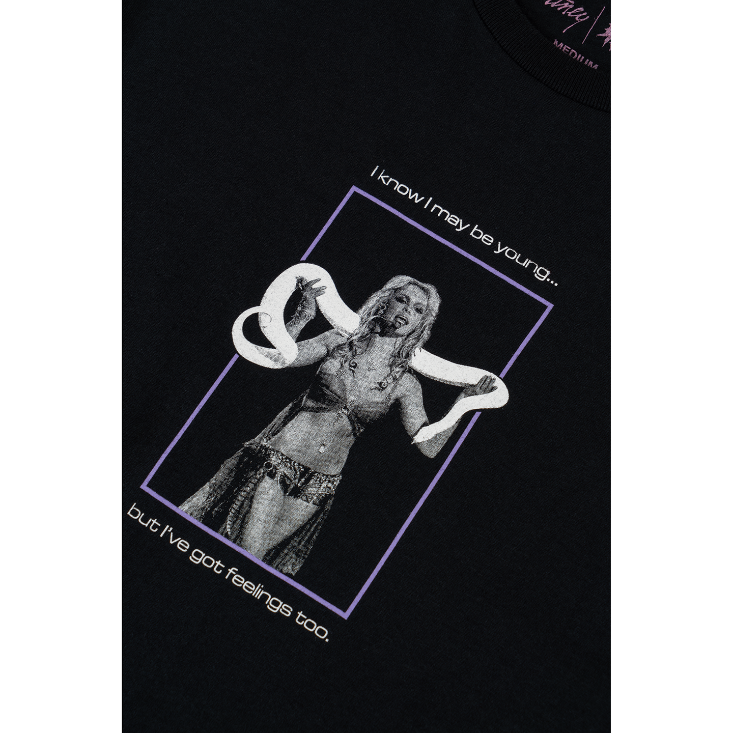 Welcome x Britney Spears Princess Graphic Tee Black