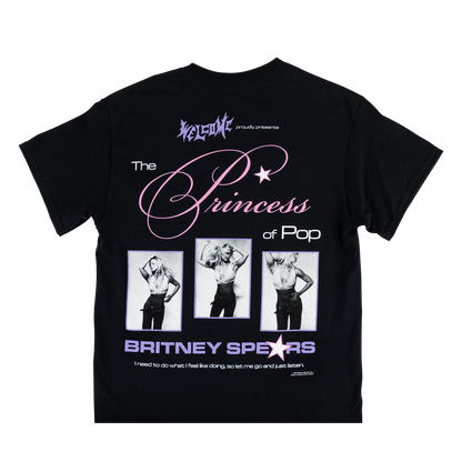 Welcome x Britney Spears Princess Graphic Tee Black