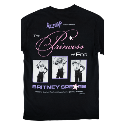 Welcome x Britney Spears Princess Graphic Tee Black