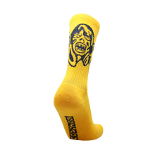 Load image into Gallery viewer, Psockadelic Not Today Socks Yellow
