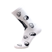 Load image into Gallery viewer, Psockadelic Panther Death Socks White
