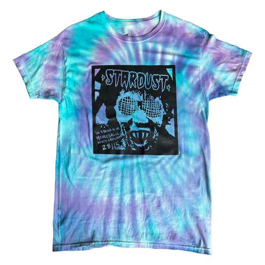 Stardust Skate Shop Human Fly 2.0 Tee 025 Teal - Purple Tie Dye / Black - Medium
