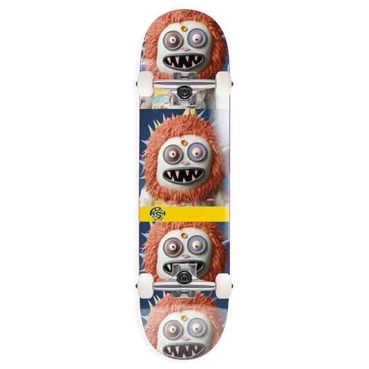 Push Frosty Portrait First Push Micro Size Complete Skateboard 6.5" x 28.2"