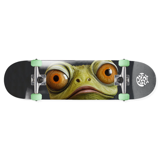 Push Gecko Eyes First Push Mid Size Complete Skateboard 7.5" x 29.3"