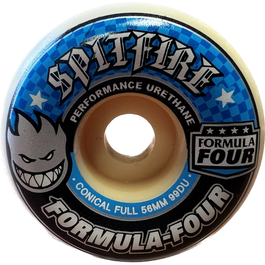 Spitfire Formula Four Conical Full 56mm 99d Set Of 4 Skateboard Wheels