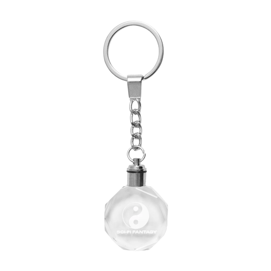 Sci-Fi Fantasy Light Up Crystal Keychain