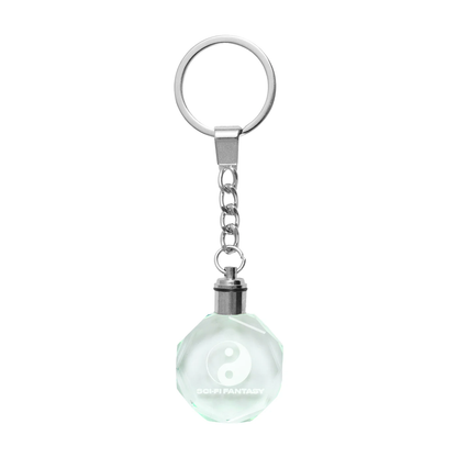 Sci-Fi Fantasy Light Up Crystal Keychain