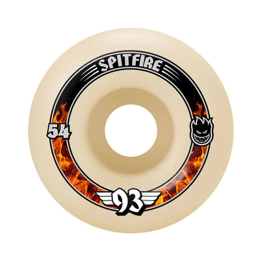 Spitfire Formula Four Radials 54mm 93d Set Of 4 Skateboard Wheels