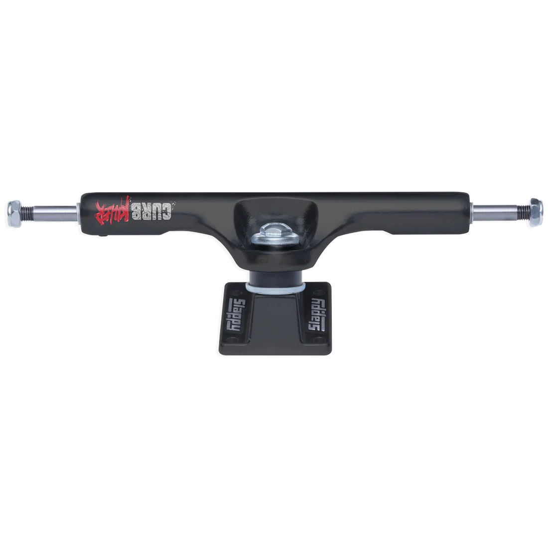 Slappy Curb Killer Inverted Kingpin ST1 8.5" Matte Black Truck Set