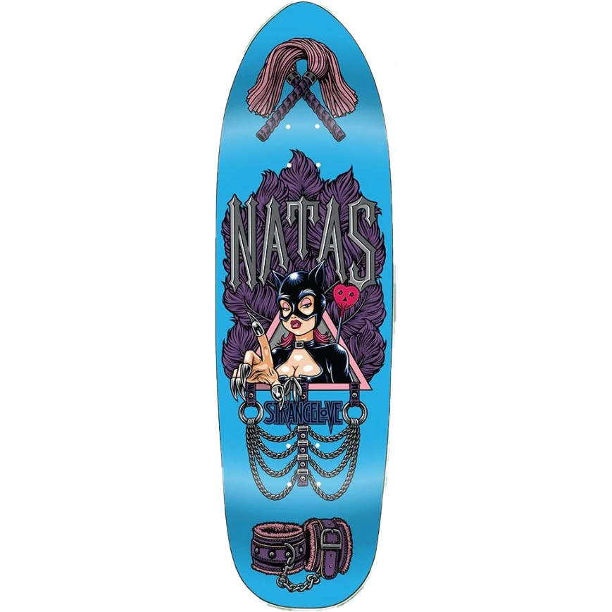 Strangelove Natas Kaupas Deck 10.0" Full Blue Dip