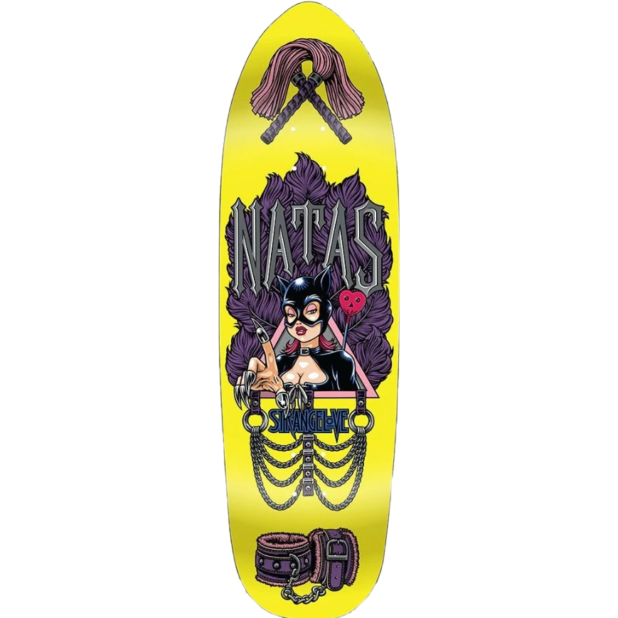 Strangelove Natas Kaupas Deck 10.0" Full Yellow Dip