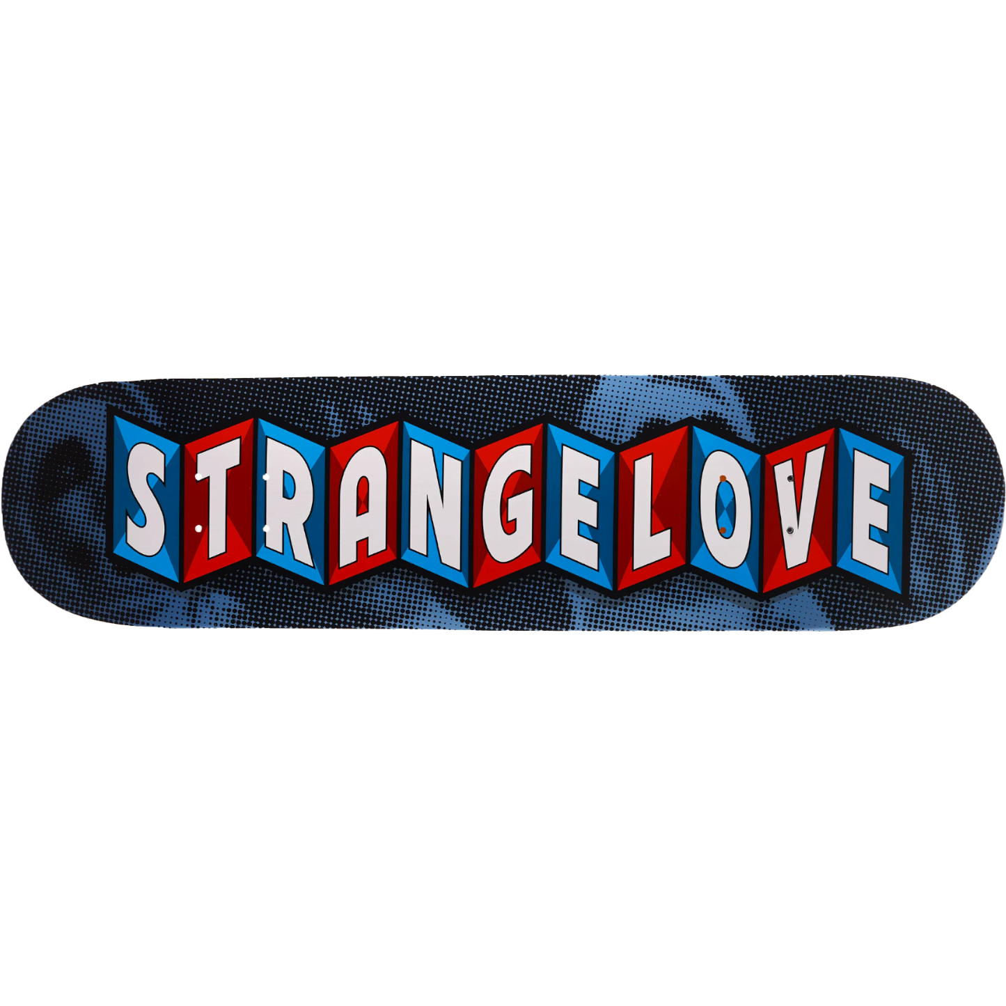 Strangelove Team Carousel Logo Deck 8.25" Blue
