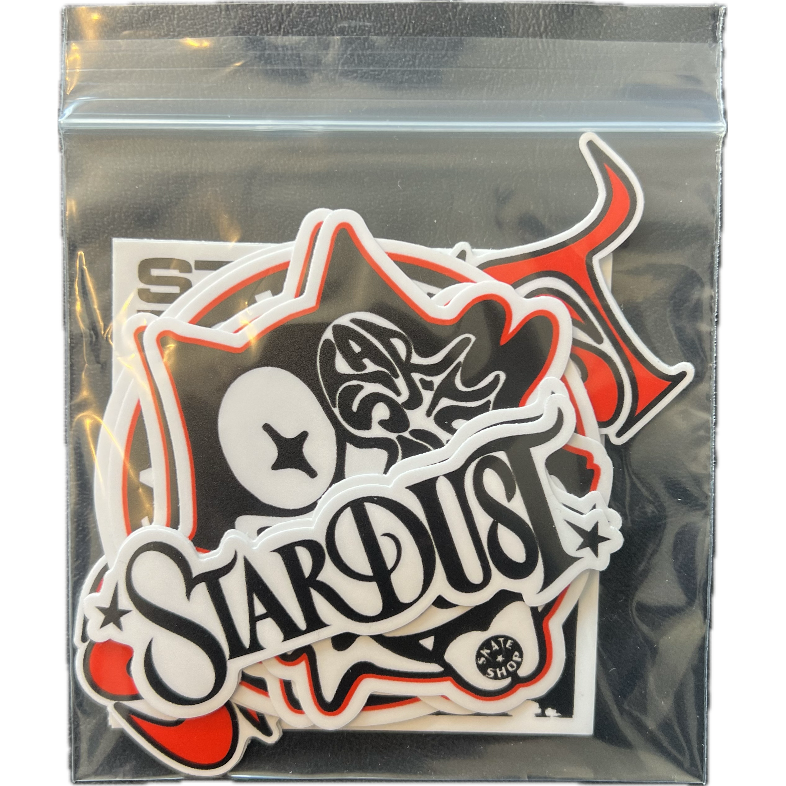 Stardust Sticker Format Stardust Skate Shop Sticker Pack 001 (Five Designs / Ten Stickers)