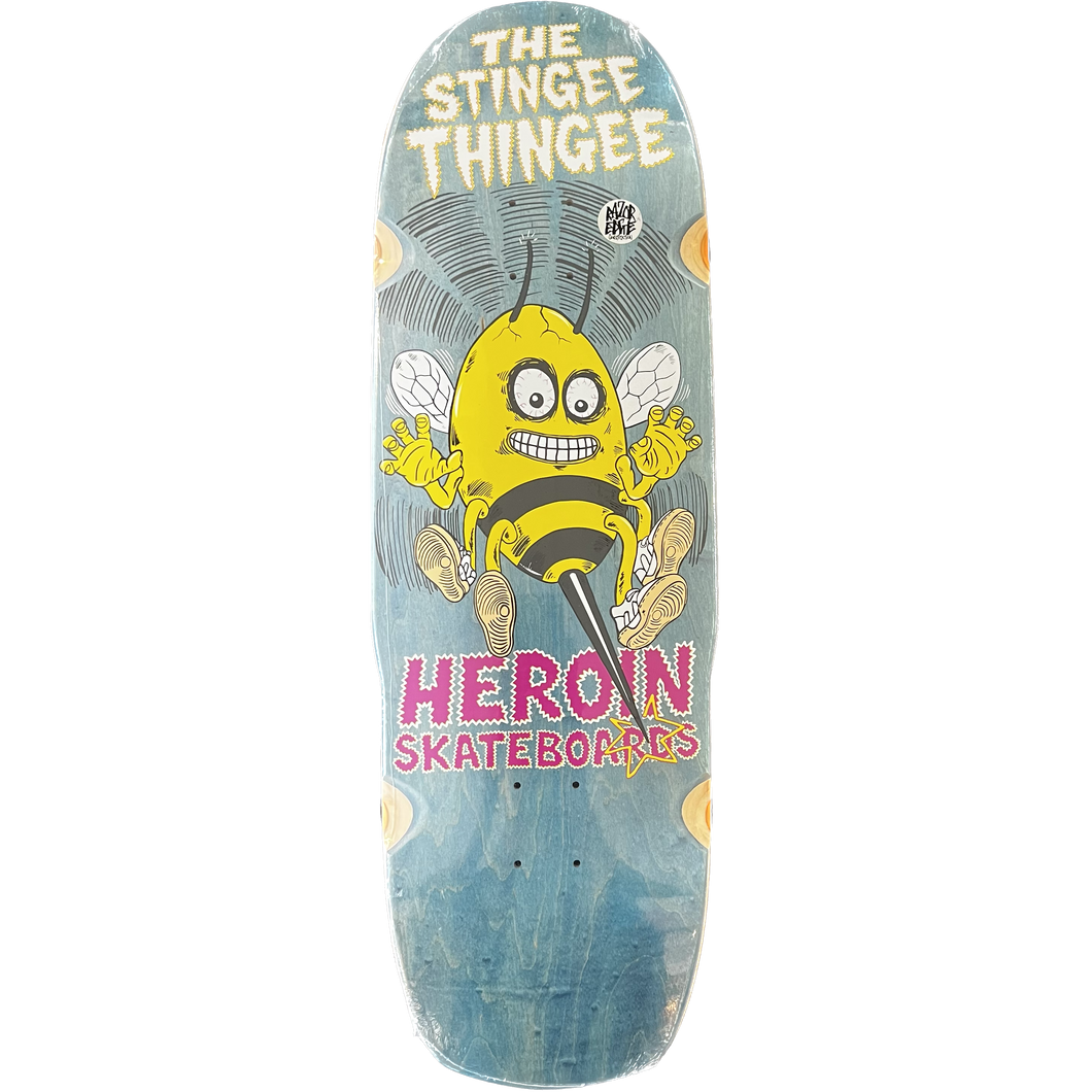 Heroin Stingee Thingee Shaped Deck 9.8