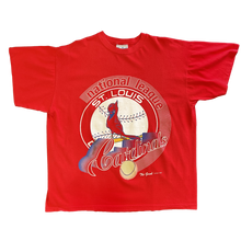 Load image into Gallery viewer, Vintage 1993 St. Louis Cardinals The Game® Tee - X-Large - Red
