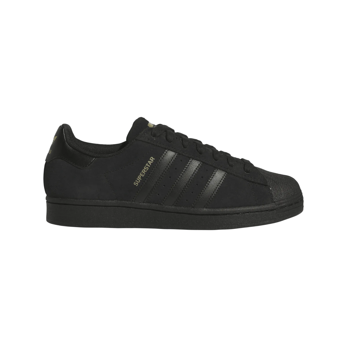 Adidas Superstar ADV Skate Shoes Core Black / Core Black / Gold Metallic