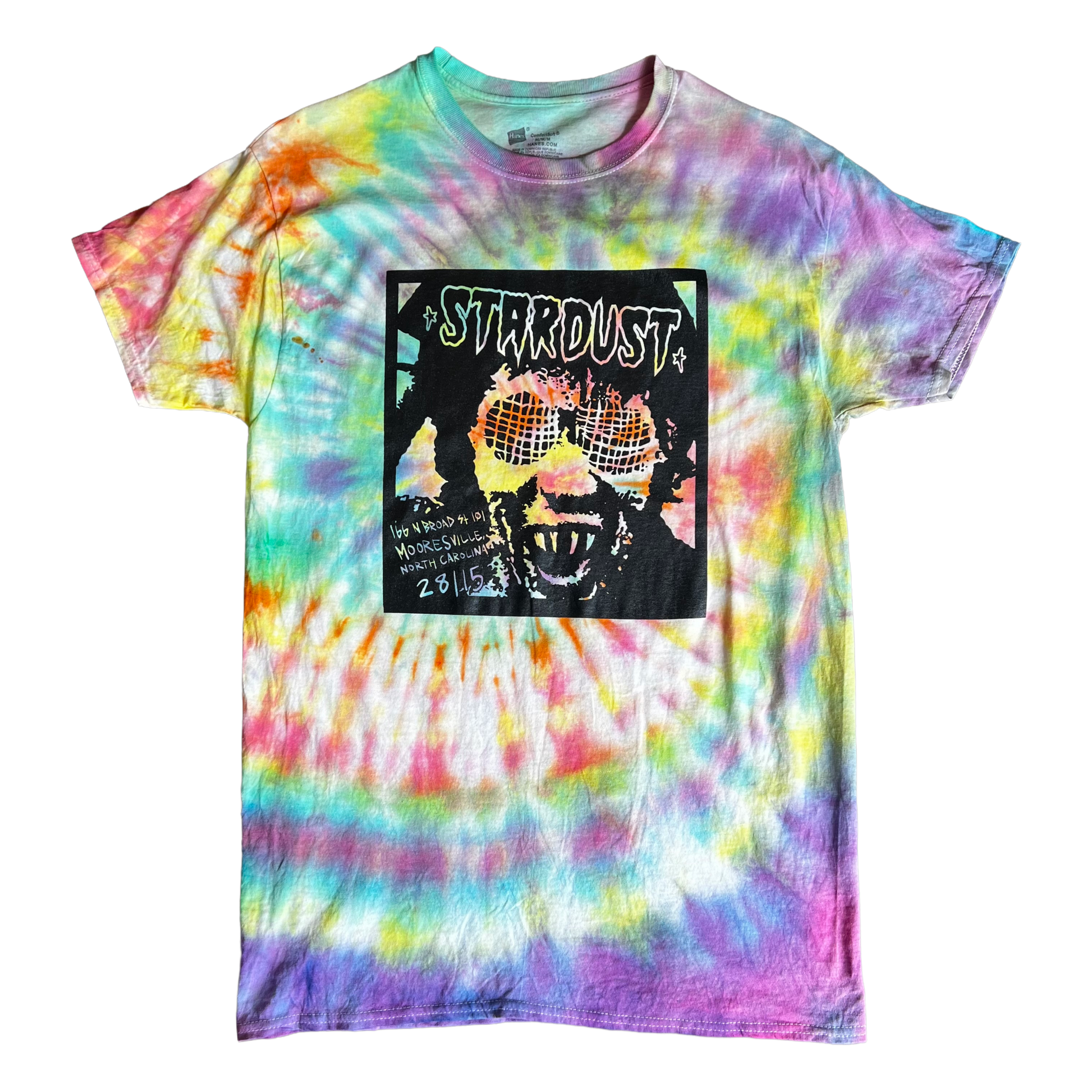 Stardust Skate Shop Human Fly 2.0 Tee 025 Tie Dye / Black - Medium