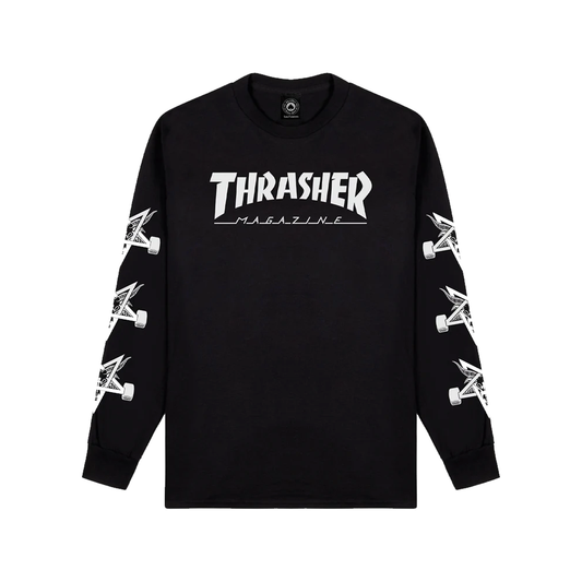 Thrasher Mag Goat Long Sleeve T-Shirt Black