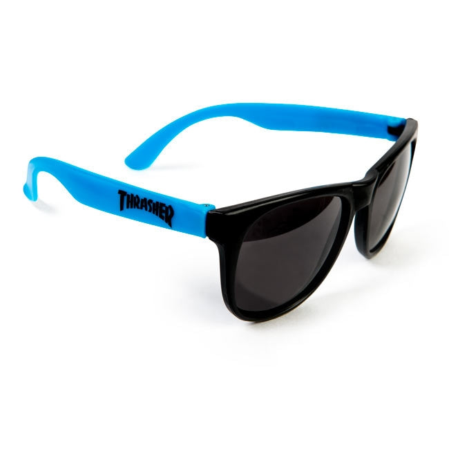 Thrasher Logo Sunglasses Black / Blue