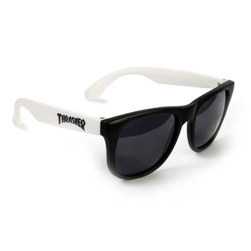 Thrasher Logo Sunglasses Black / White
