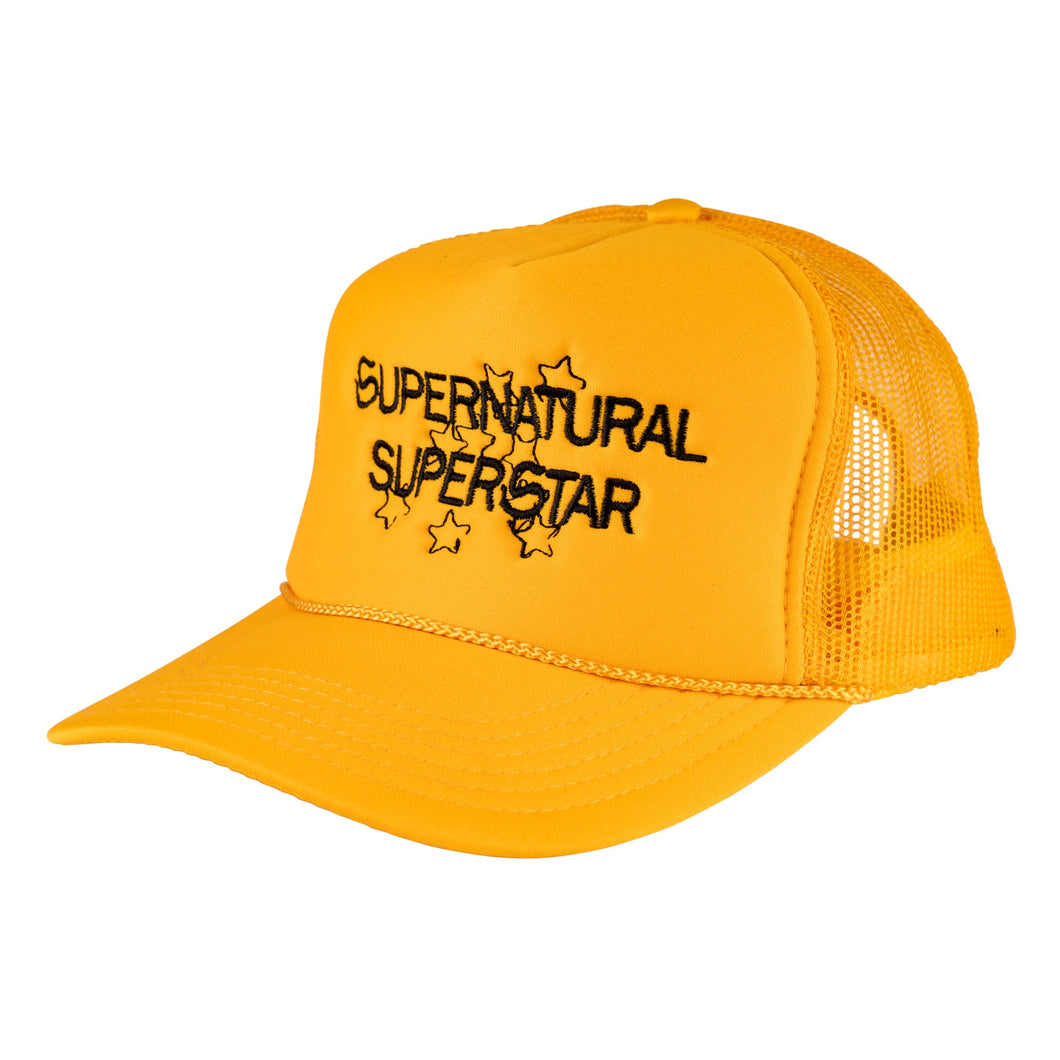 Welcome Superstar Trucker Hat Yellow