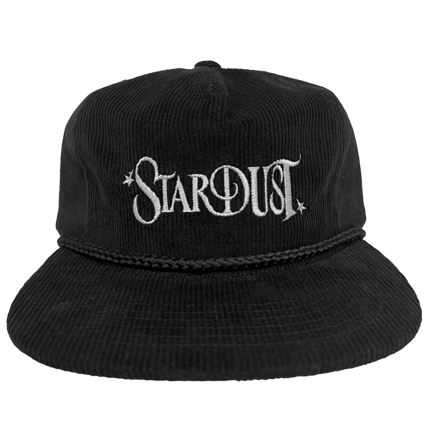Stardust Wanderlust II Corduroy Snapback Hat 004 Black / White