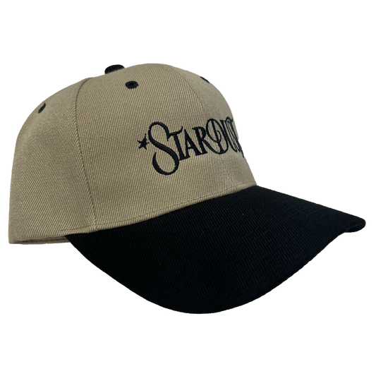 Stardust Wanderlust II Two Tone Dad Hat 004 Khaki / Black / Black