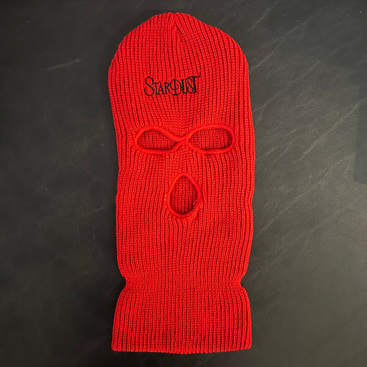 Stardust Wanderlust Ski Mask 001 Red / Black