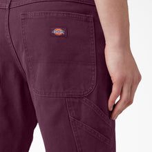 Load image into Gallery viewer, Dickies Stonewashed Duck Carpenter Pants Stonewashed Grape Wine
