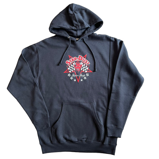 Stardust Skate Shop Red Devil Hoody 014 Black