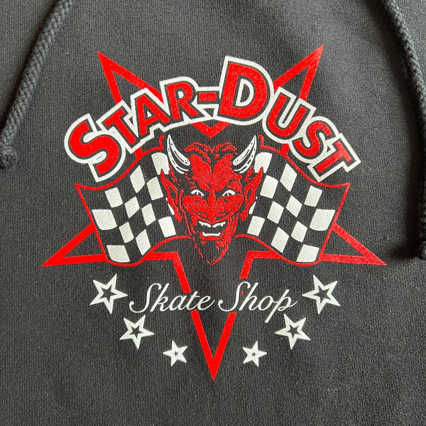 Stardust Skate Shop Red Devil Hoody 014 Black