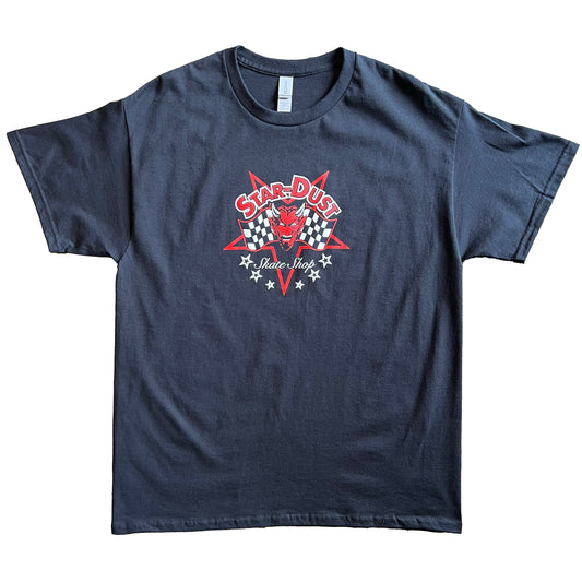 Stardust Skate Shop Red Devil Tee 014 Black