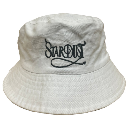 Stardust Devil's Wanderlust Bucket Hat 001 Stone Washed White / Black