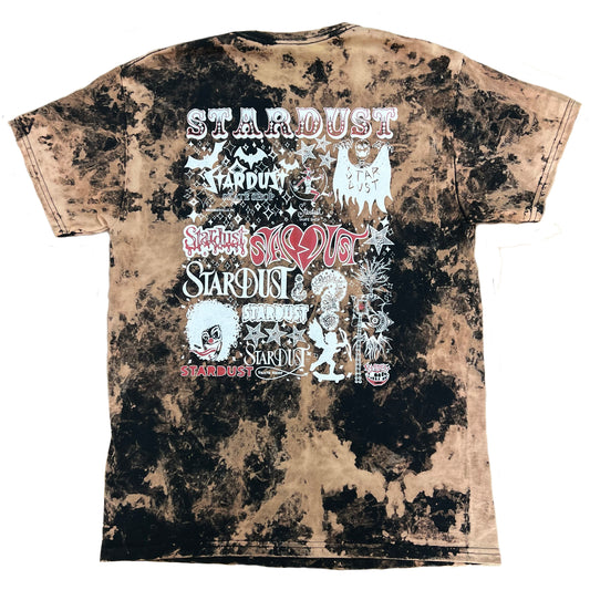 Stardust Anniversary 001 Tee Bleached Black / Red