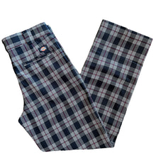 Load image into Gallery viewer, Dickies Regular Fit Pattern Pants Black Wine Check Plaid
