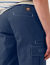 Load image into Gallery viewer, Dickies Skateboarding Ripstop Cargo Pants Ink Navy With White Stitching
