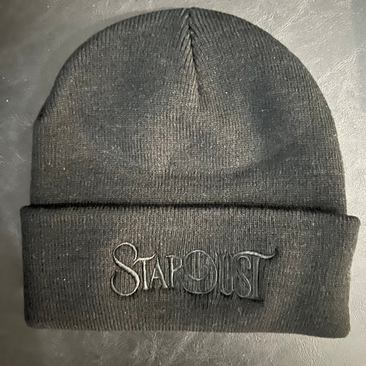 Stardust Wanderlust Cuffed Beanie 001 Black / Black
