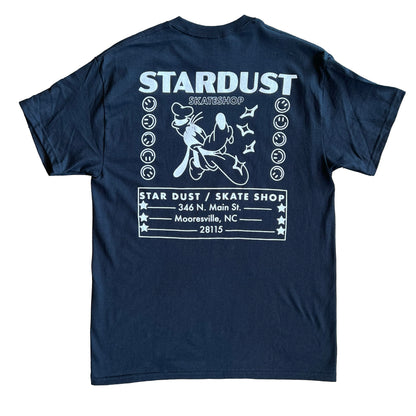 Stardust Skate Shop Tee 011 Black / White