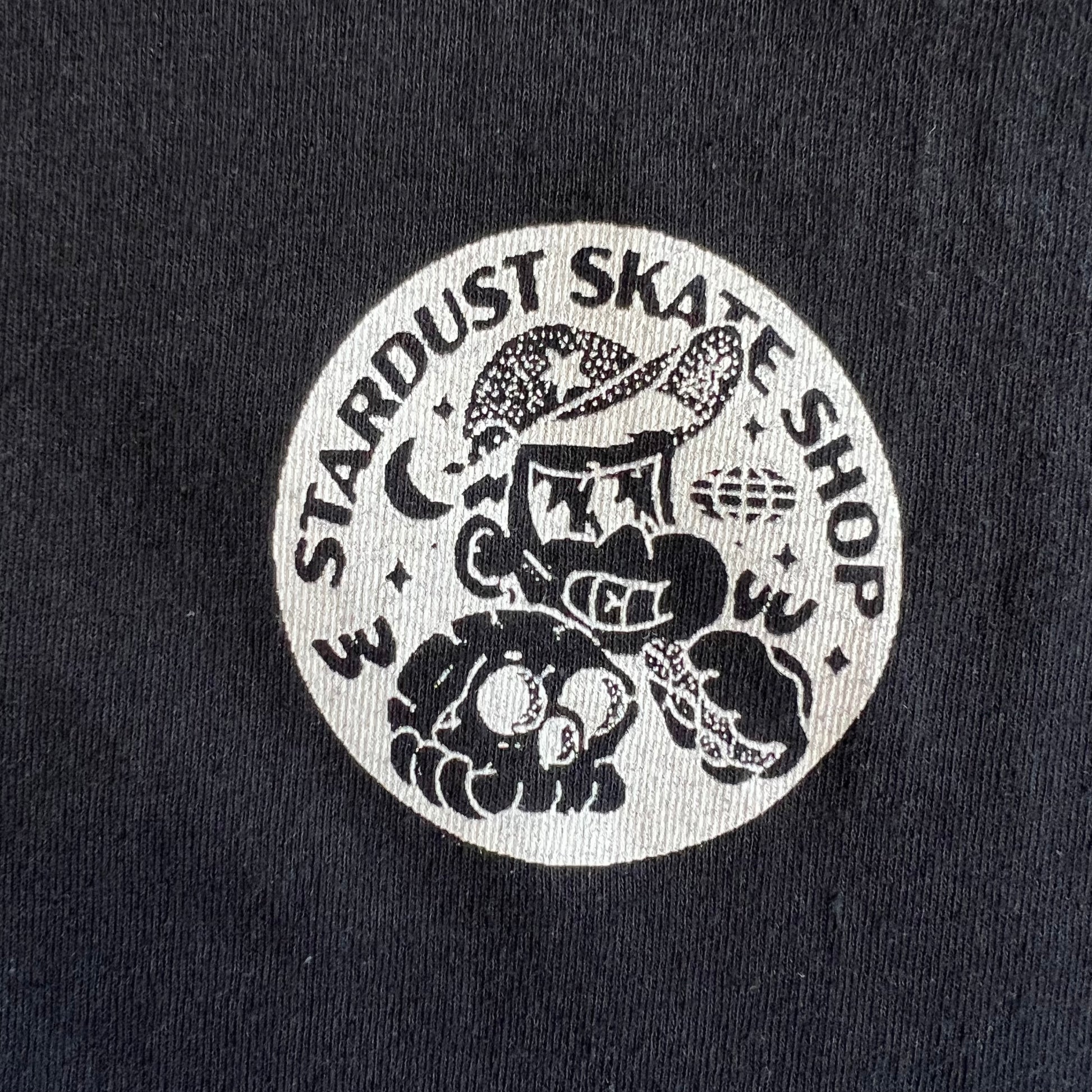 Stardust Skate Shop Tee 011 Black / White