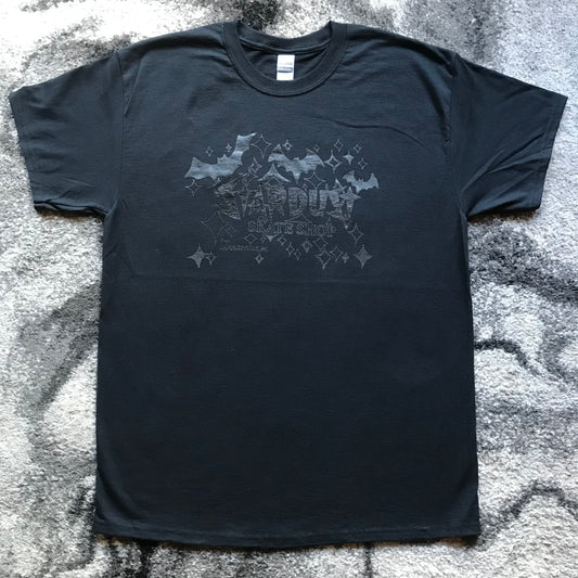 Stardust Skate Shop Casino Bats Tee 003 Black / Black
