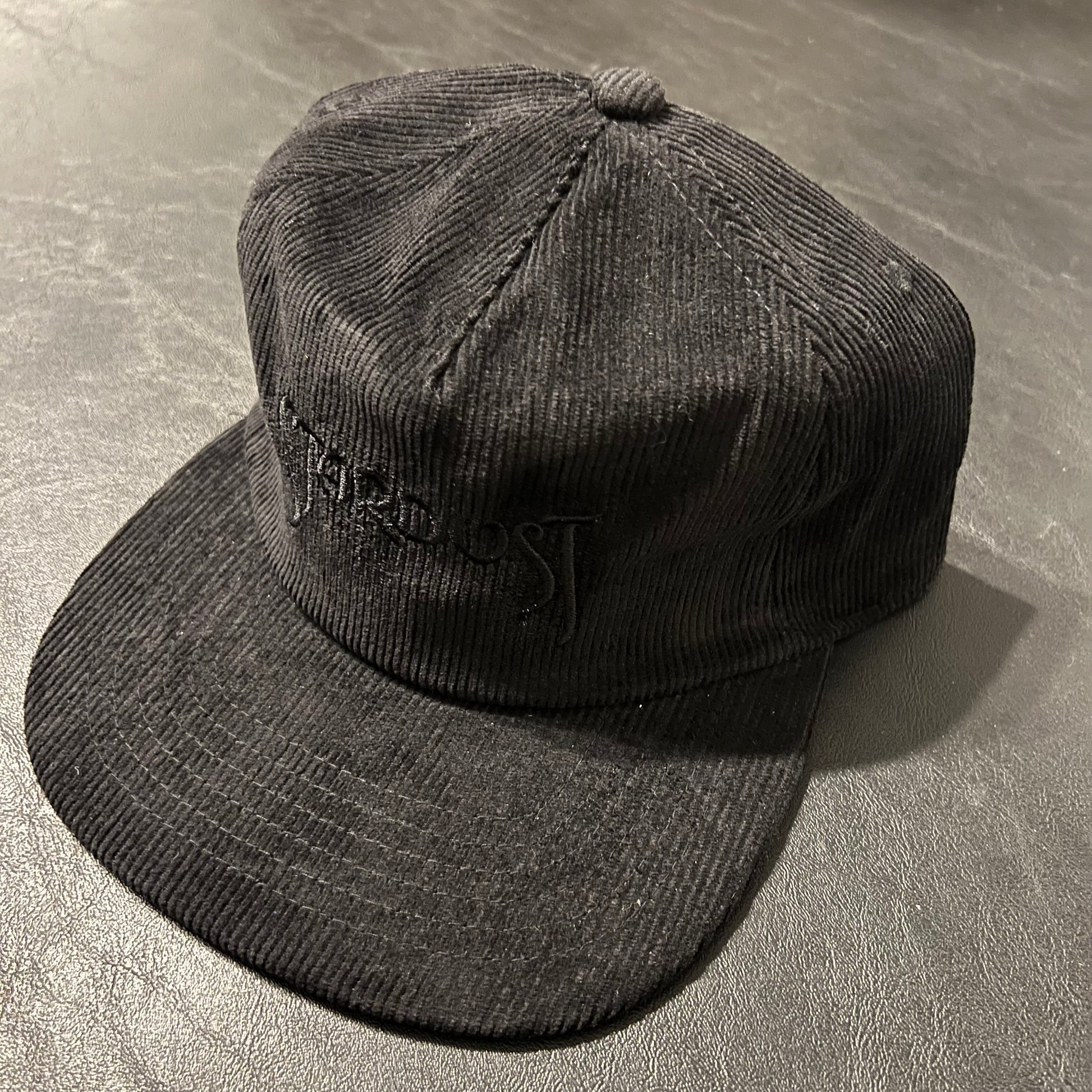 Stardust Fantasy Corduroy Snapback Hat 003 Black / Black