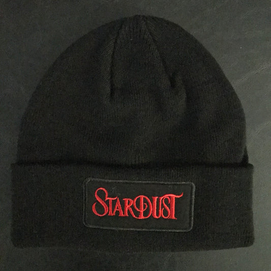 Stardust Wanderlust Patch Beanie 001 Black / Red