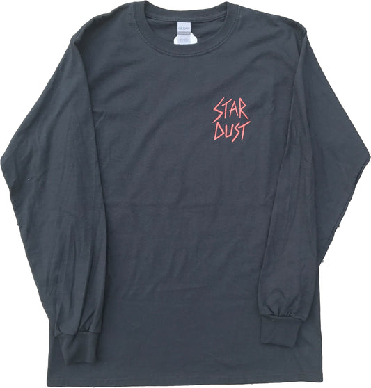 Stardust Skate Shop Long Sleeve Tee 007 By Jackson Davis Black / Red
