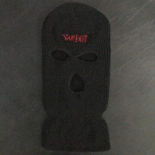 Stardust Skate Shop Wanderlust Ski Mask 001 Black / Red 