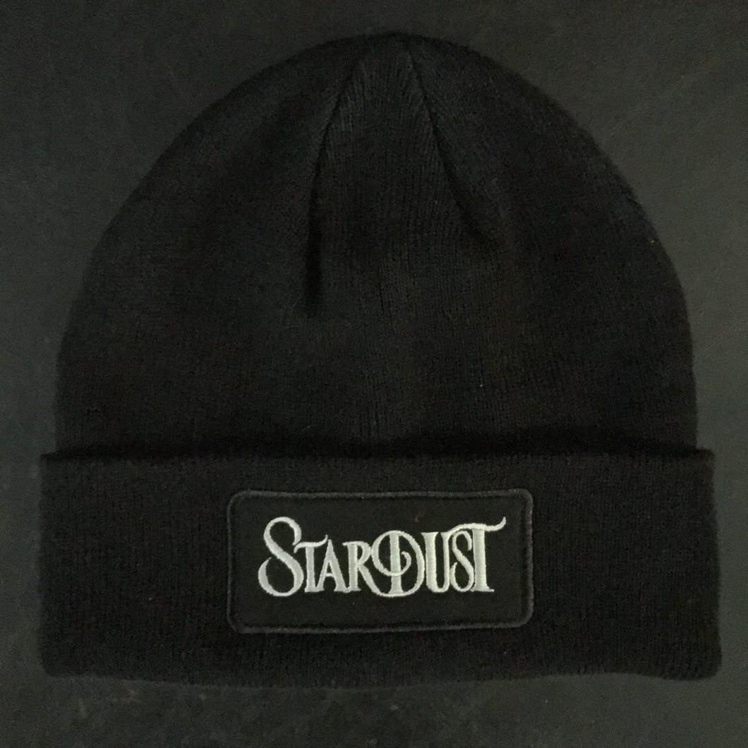 Stardust Skate Shop Wanderlust Patch Beanie 001 Black / Silver 
