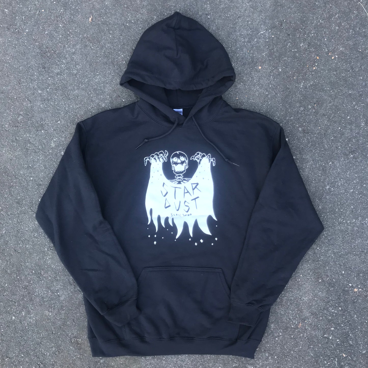 Stardust Skeleton Hoody 008 By Fred Smith Black / White