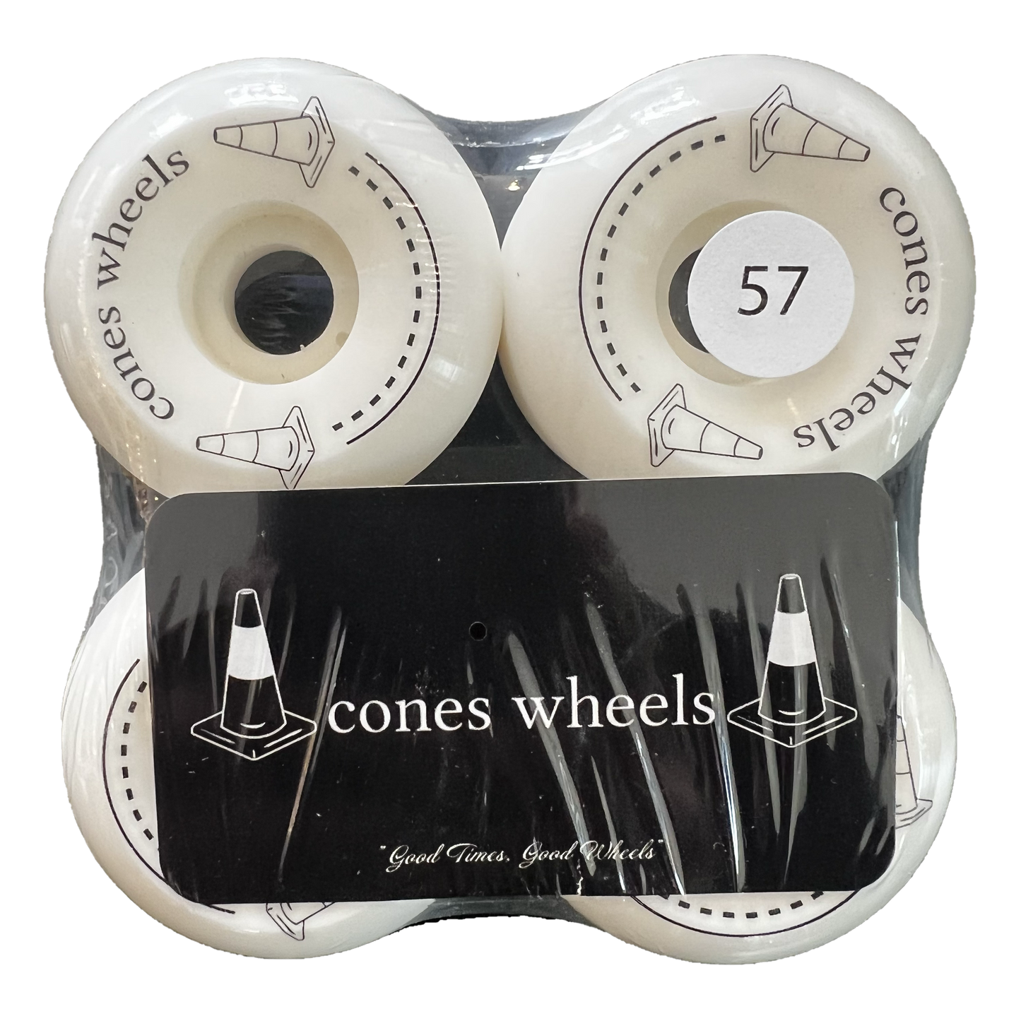 Cones Wheels King Of The Road 57mm 101a Original Formula Conical Shape White