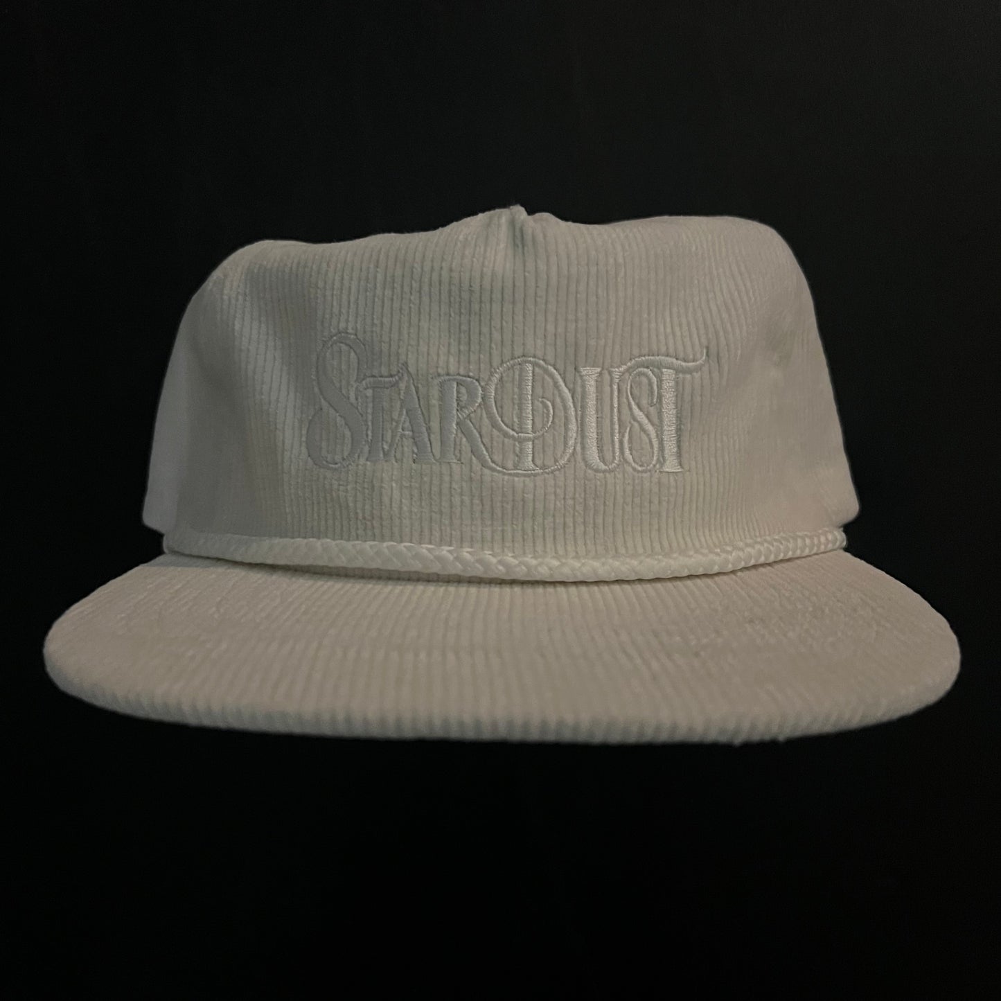 Stardust Wanderlust Corduroy Snapback Hat 001 White / White