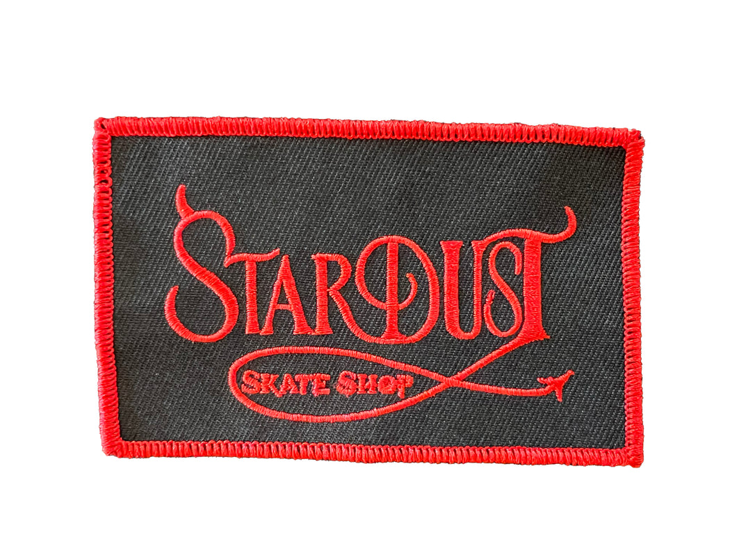 Stardust Skate Shop Devil's Wanderlust Patch Black / Red 2.5
